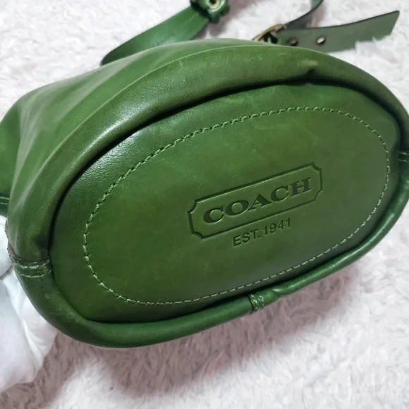 Vintage coach 11422 bleecker large duffle bag leaf green - Picture 7 of 8